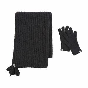 Chenille Womens Gloves And Scarf Set, 3662